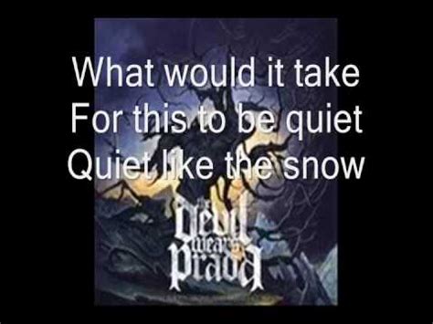 louder than thunder the devil wears prada lyrics|the devil wears Prada audio.